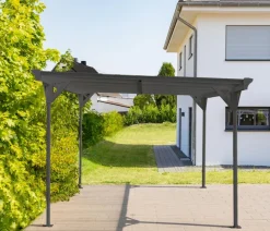 Westmann Aluminium-Carport Helsinki, ca. B305/H232/T503 cm