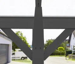 Westmann Aluminium-Carport Helsinki, ca. B305/H232/T503 cm