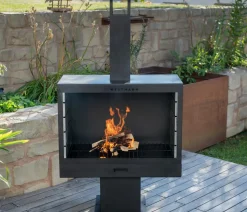 Westmann Gartenkamin, ca. B41/H160/T90 cm
