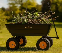 Westmann Kunststoff-Gartenwagen mit Kippfunktion Prakta M