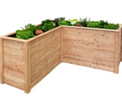 Westmann Lärchenholz-Hochbeet Klassik L, ca. B170,5/H84/T170,5 cm