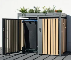Westmann Mülltonnenbox 240 l, ca. B134/H125/T84 cm