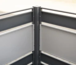 Westmann Mülltonnenverkleidung Planum 5er Box, ca. B410/H120/T90 cm