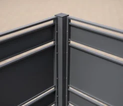 Westmann Mülltonnenverkleidung Planum 5er Box, ca. B410/H120/T90 cm