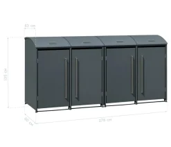 Westmann Mülltonnenverkleidung Moderna