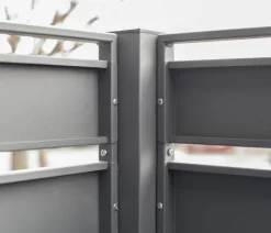 Westmann Mülltonnenverkleidung Planum 3er Box, ca. B250/H150/T90 cm
