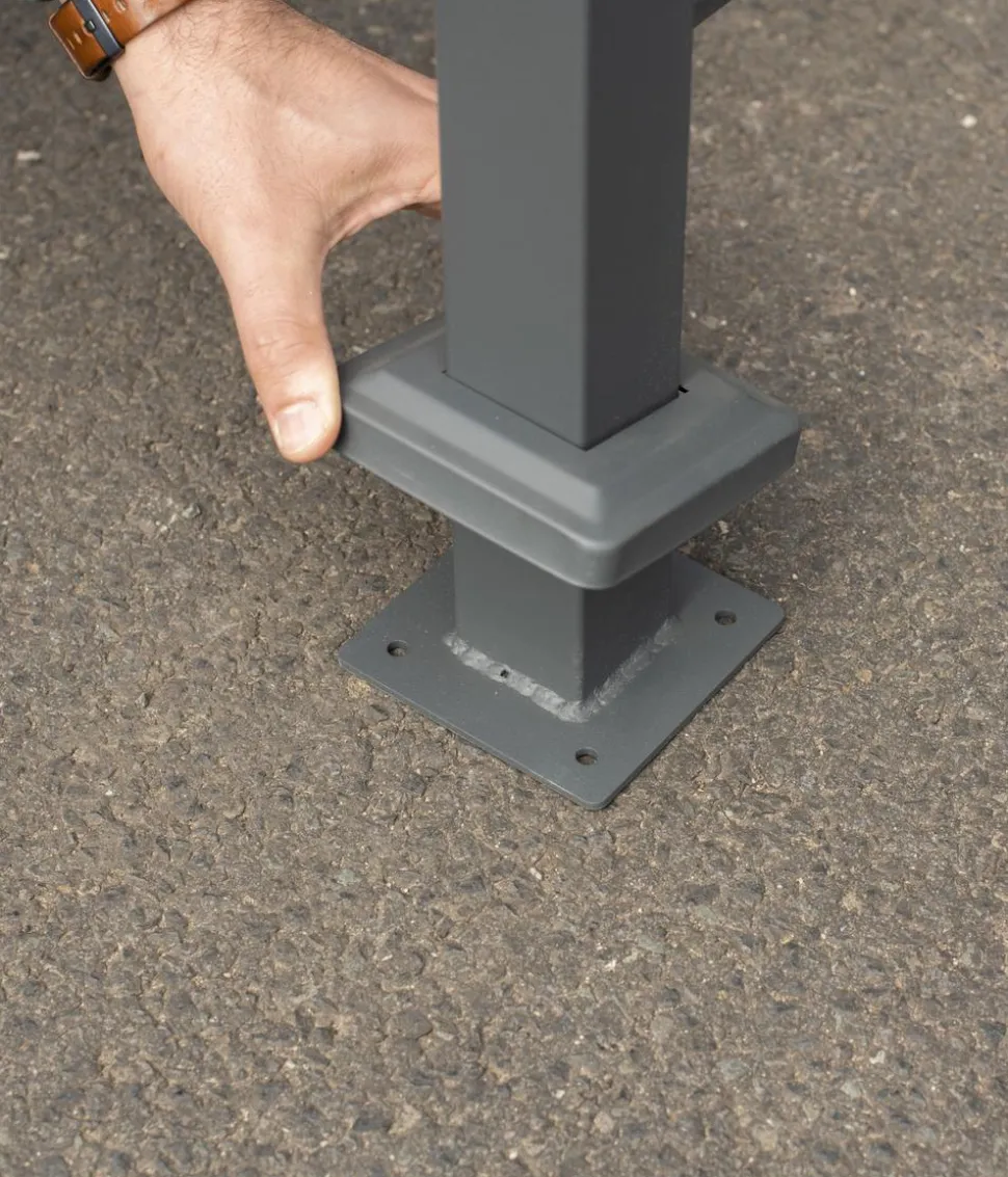 Westmann Mülltonnenverkleidung Planum 3er Box, ca. B250/H150/T90 cm