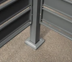 Westmann Mülltonnenverkleidung Planum 3er Box, ca. B250/H150/T90 cm
