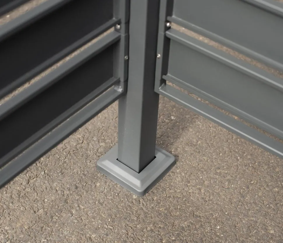 Westmann Mülltonnenverkleidung Planum 3er Box, ca. B250/H150/T90 cm