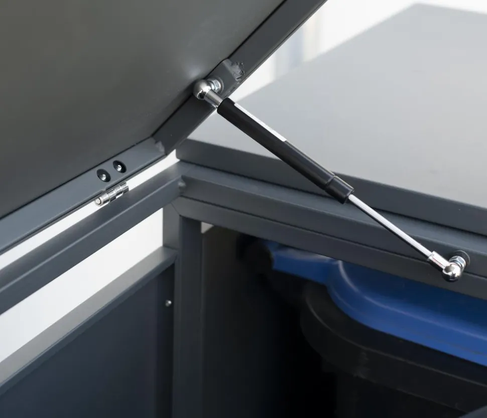 Westmann Mülltonnenverkleidung Kubus 3er Box, ca. B200/H116/T80 cm