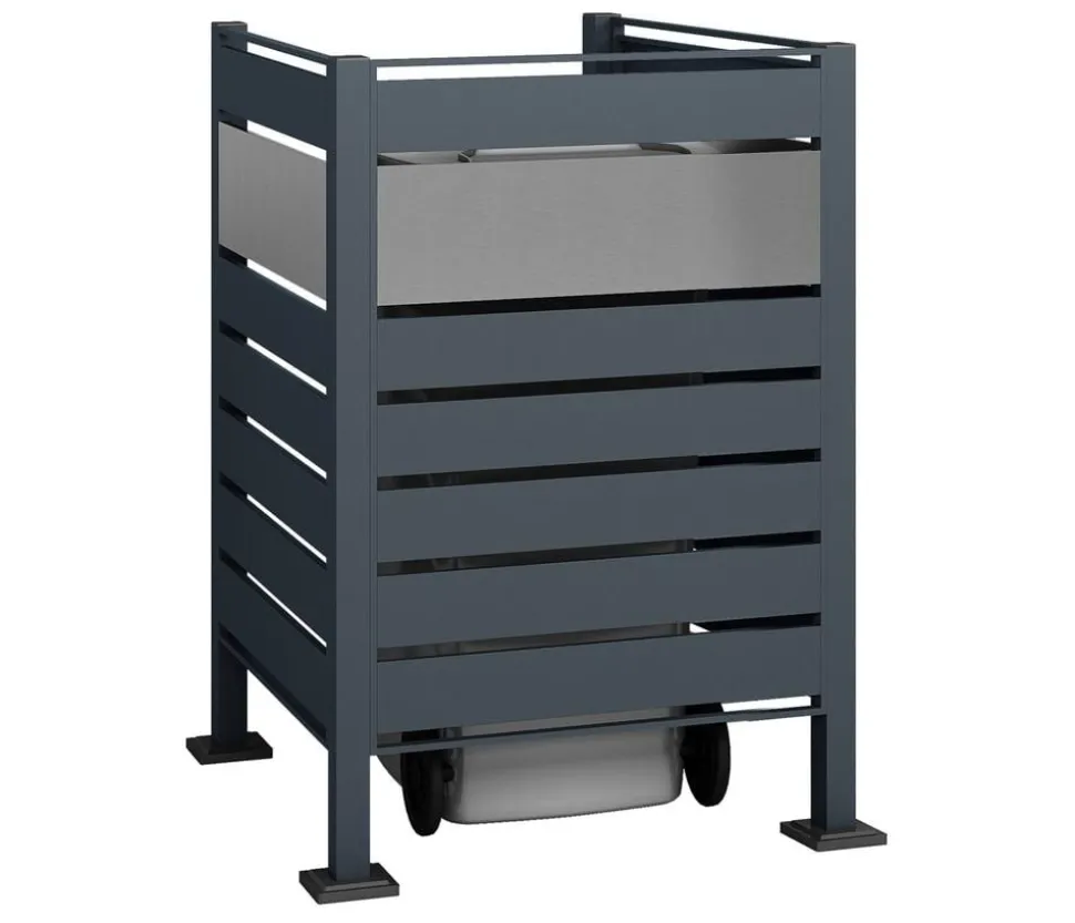 Westmann Mülltonnenverkleidung Planum 1er Box, ca. B90/H120/T90 cm