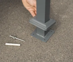 Westmann Mülltonnenverkleidung Planum 1er Box, ca. B90/H120/T90 cm