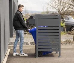 Westmann Mülltonnenverkleidung Planum 1er Box, ca. B80/H150/T80 cm