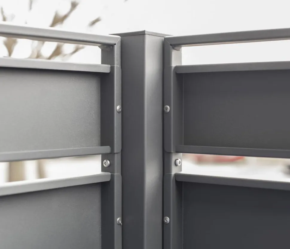 Westmann Mülltonnenverkleidung Planum 1er Box, ca. B80/H150/T80 cm