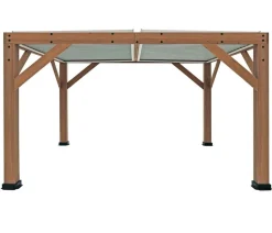 Westmann Zedernholz-Pavillon Karl, mit Lamellendach, ca. B396/H251/T335 cm