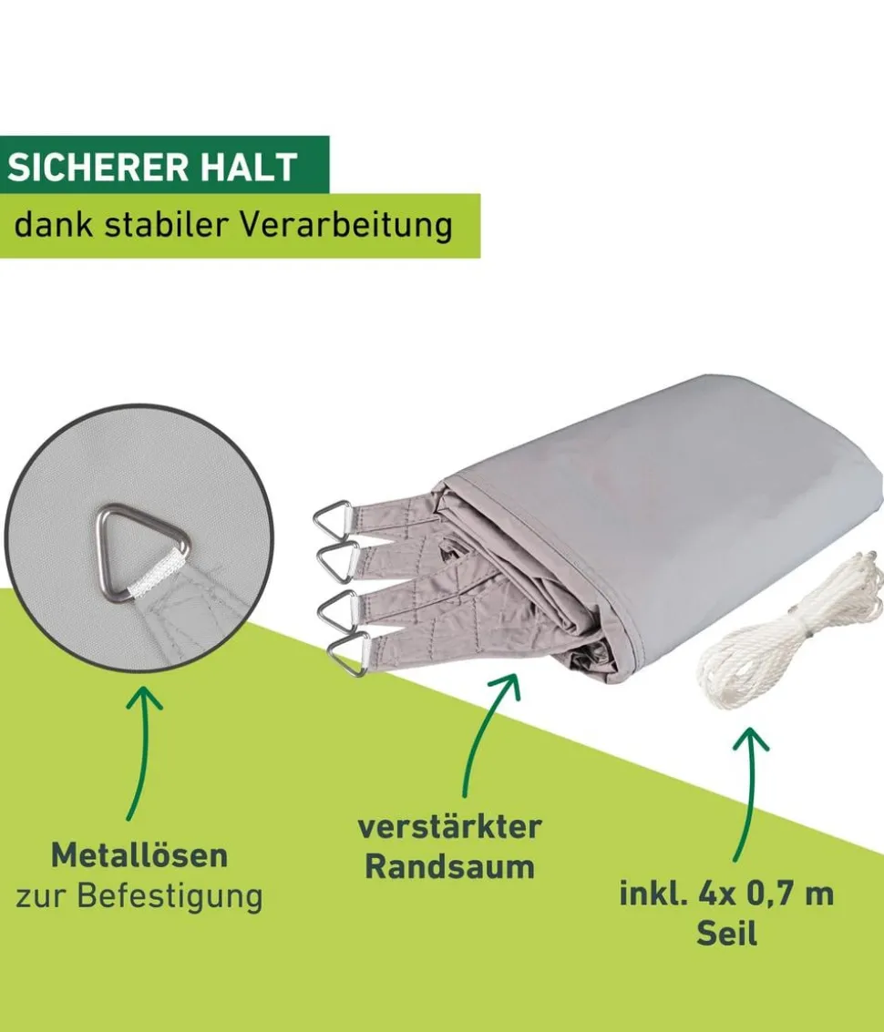 Windhager Sonnensegel Cannes, rechteckig, ca. B500/T400 cm