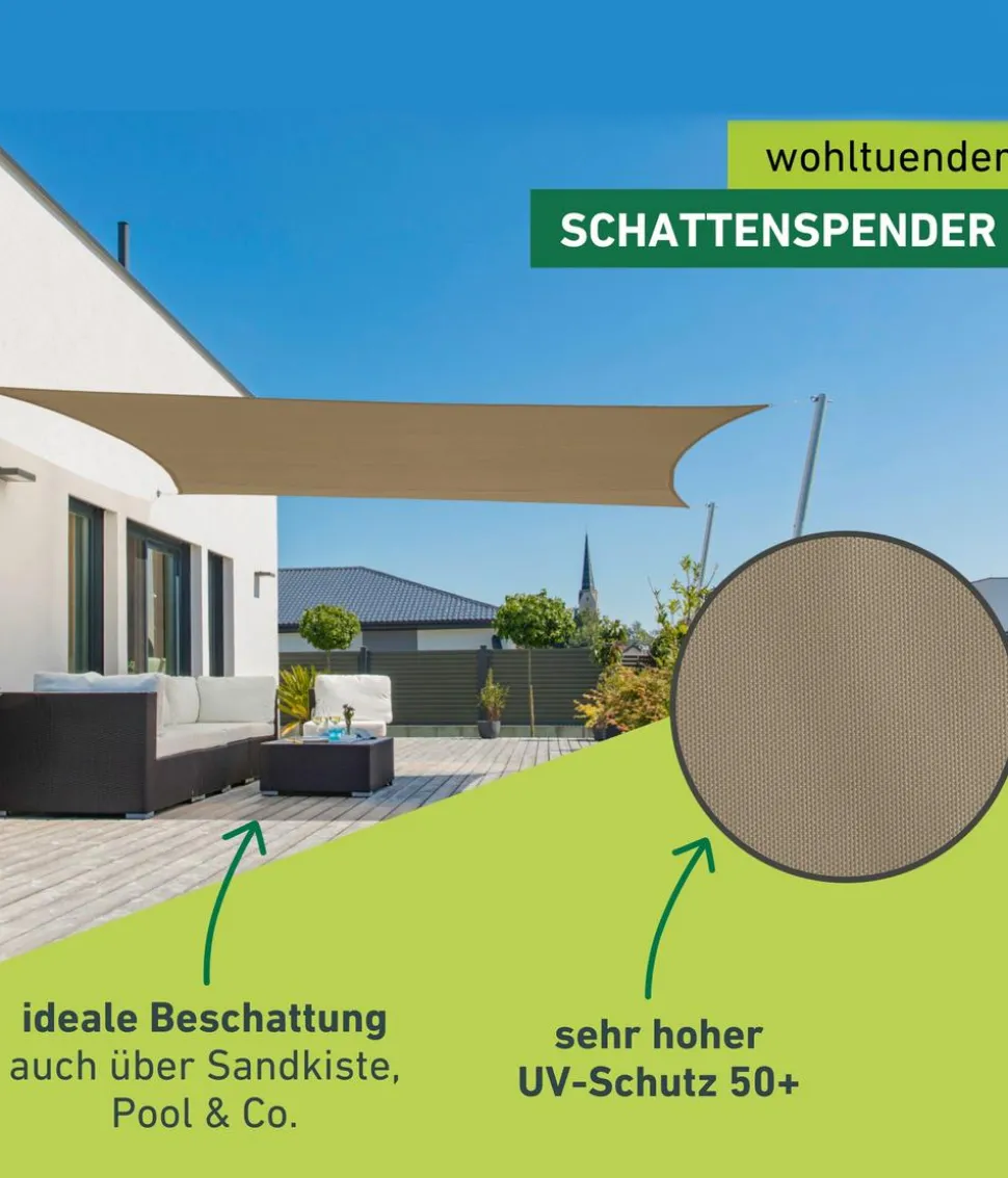 Windhager Sonnensegel Cannes, rechteckig, ca. B400/T300 cm