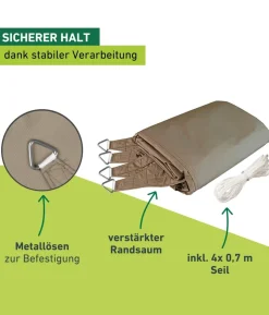 Windhager Sonnensegel Cannes, rechteckig, ca. B400/T300 cm