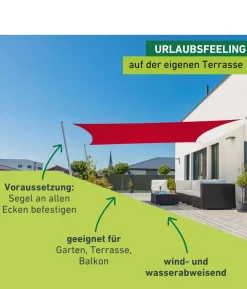 Windhager Sonnensegel Cannes, quadratisch, ca. B500/T500 cm