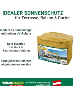 Windhager Sonnensegel Cannes, rechteckig, ca. B400/T300 cm