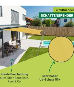 Windhager Sonnensegel Cannes, dreieckig, ca. B500/T500 cm