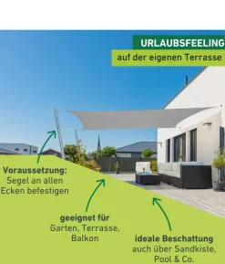Windhager Sonnensegel Capri, rechteckig, ca. B400/T300 cm