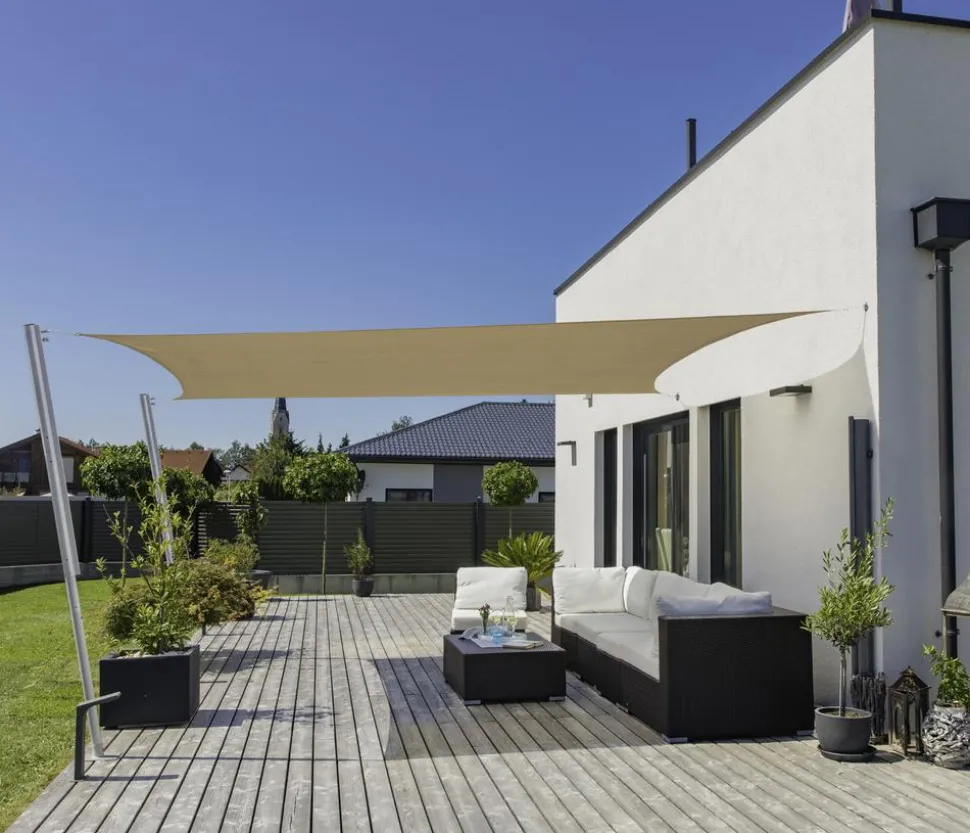 Windhager Sonnensegel Capri, rechteckig, ca. B500/T400 cm