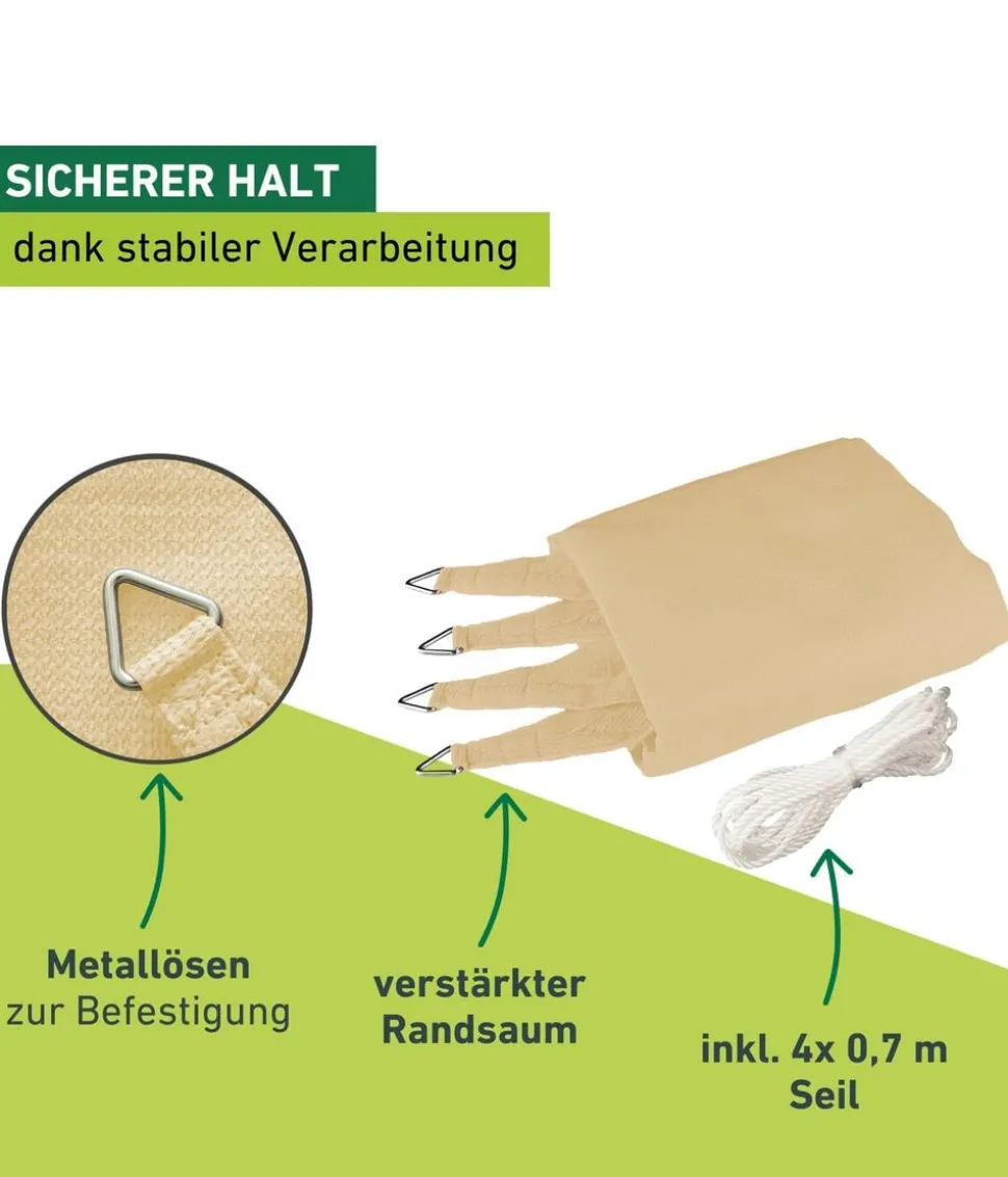 Windhager Sonnensegel Capri, rechteckig, ca. B400/T300 cm