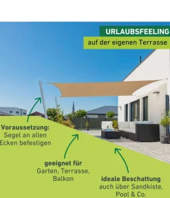 Windhager Sonnensegel Capri, rechteckig, ca. B400/T300 cm