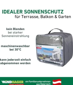 Windhager Sonnensegel Capri, rechteckig, ca. B500/T400 cm
