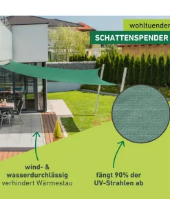 Windhager Sonnensegel Capri, quadratisch, ca. B400/T400 cm