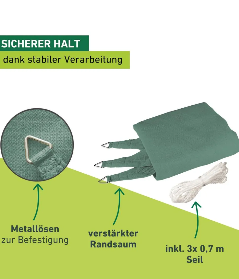 Windhager Sonnensegel Capri, dreieckig, ca. B400/T400 cm