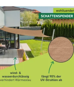 Windhager Sonnensegel Capri, quadratisch, ca. B400/T400 cm