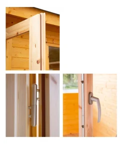 Wolff Finnhaus Gartenhaus Katrin 44-B, ca. B412/H301/T412 cm