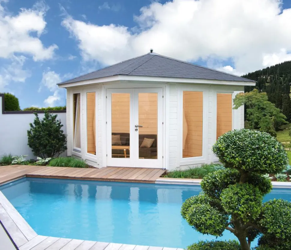 Wolff Finnhaus Gartenhaus Katrin 44-B, ca. B412/H301/T412 cm
