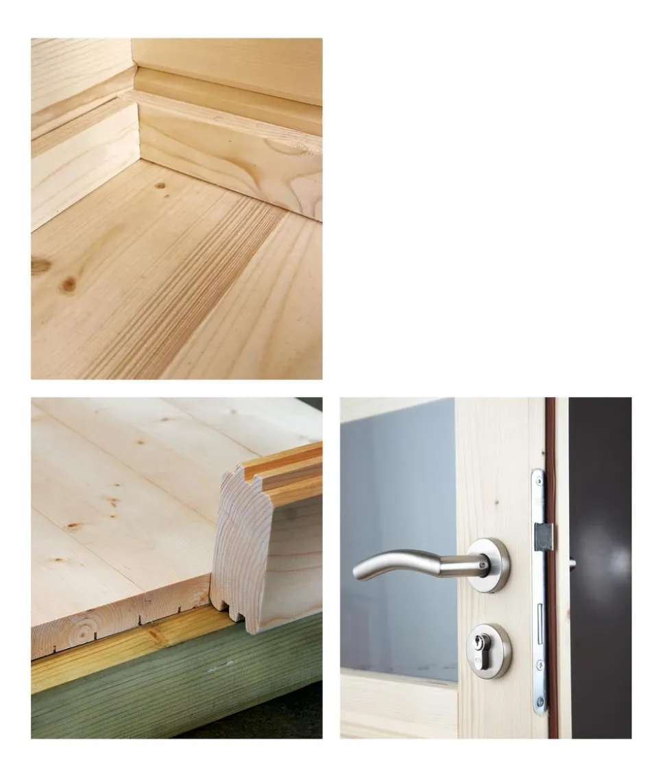 Wolff Finnhaus Gartenhaus Katrin 44-B, ca. B412/H301/T412 cm