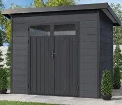 Wolff Finnhaus Gartenhaus Vitale 2420, ca. B256/H222/T220 cm