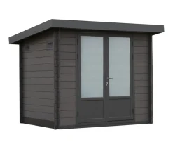 Wolff Finnhaus Gartenhaus WPC-Trend B, ca. B280/H222/T240 cm