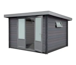 Wolff Finnhaus Gartenhaus WPC-Trend C, ca. B340/H222/279 cm