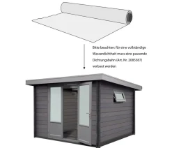 Wolff Finnhaus Gartenhaus WPC-Trend C, ca. B340/H222/279 cm