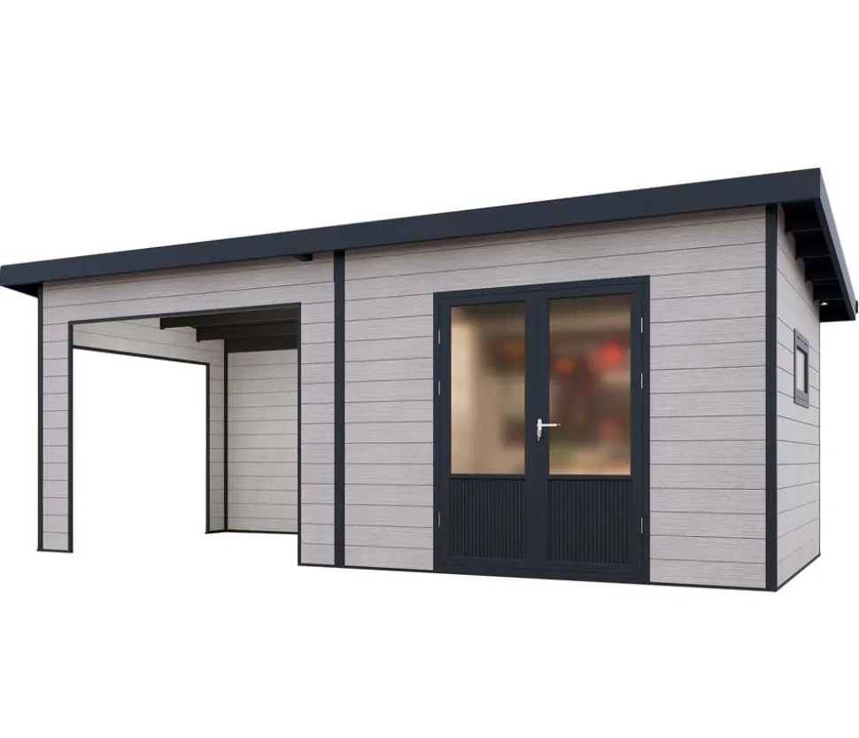 Wolff Finnhaus Gerätehaus Tona 6030, ca. B653,4/H252/T339,5 cm