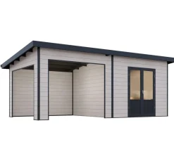 Wolff Finnhaus Gerätehaus Tona 6030, ca. B653,4/H252/T339,5 cm