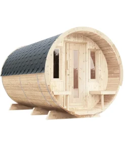 Wolff Finnhaus Saunafass 280 de luxe Bausatz, ca. B235/H242/T280 cm