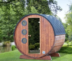 Wolff Finnhaus Saunafass Mini 160 Bausatz, ca. B205/H215/T160 cm