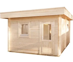 Wolff Finnhaus Saunahaus de luxe Keijo 70, ca. B459/H257/T465 cm