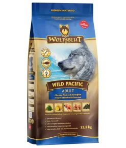 WOLFSBLUT Trockenfutter für Hunde Wild Pacific, Adult, 4 Sorten Fisch & Kartoffeln