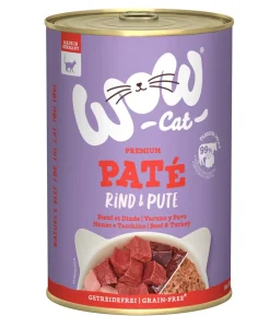 WOW® Cat Nassfutter für Katzen Adult, 6 x 400 g