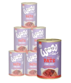 WOW® Cat Nassfutter für Katzen Adult, 6 x 400 g