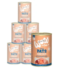 WOW® Cat Nassfutter für Katzen Adult, 6 x 400 g
