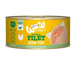 WOW® Cat Nassfutter für Katzen Premium Filets, Adult, 12 x 70 g